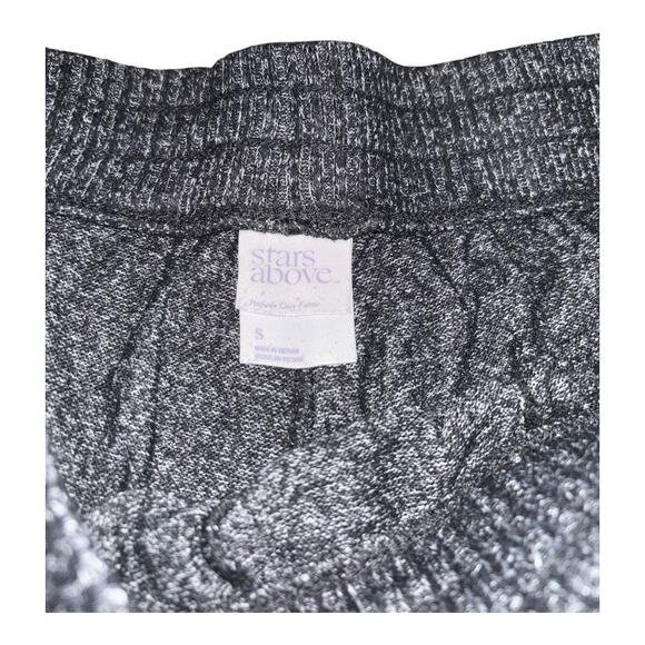 stars above Black Heathered Lounge Shorts Size S - Picture 3 of 3